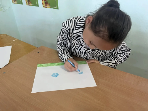 Югары Ослан мәктәбендә рәсем күргәзмәсе оештырдылар