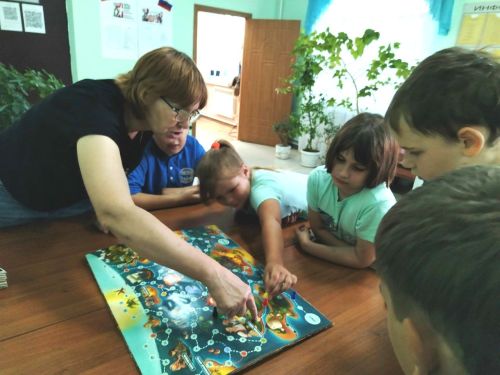 В Кильдеево прошёл день настольных игр «Игротека на столе» для детей