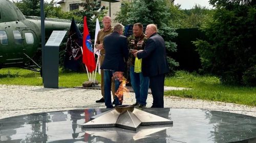 В Введенской Слободе прошёл митинг в честь Дня ветеранов боевых действий