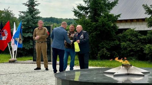 В Введенской Слободе прошёл митинг в честь Дня ветеранов боевых действий
