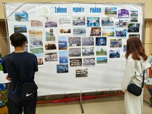 Печищинский СДК оформил стенд с историческими фото к юбилею района