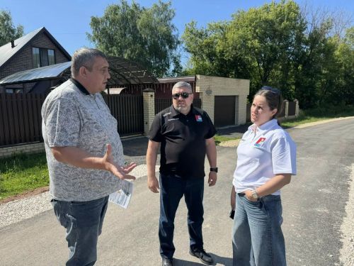 Глава Верхнеуслонского района проверил строительство дорог в Верхнем Услоне