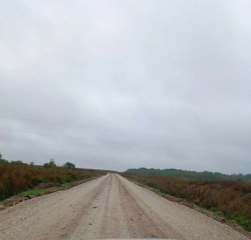 На улице Набережная в Русском Макулове идёт ремонт дороги