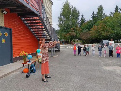 В «Берёзке» начали учебный год с поздравлений и фотосессии