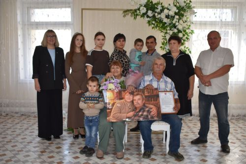 Семья Ивановых из Куралово отметила золотую свадьбу