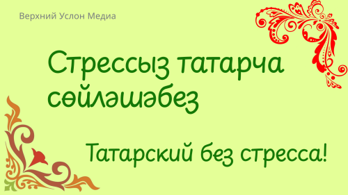 Не бойтесь говорить по-татарски: стартует проект «Стрессыз татарча сөйләшәбез»