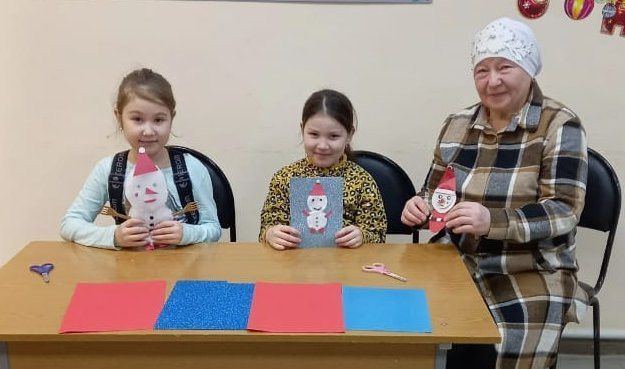 Вахит авылында Кар бабаен ясау буенча мастер-класс узды