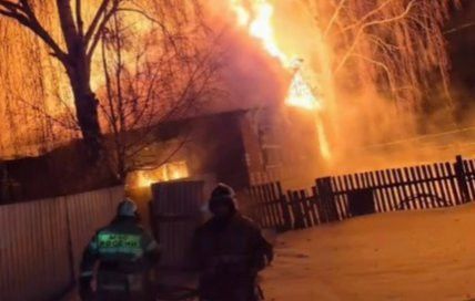 В Верхнеуслонском районе пожилая женщина погибла на пожаре