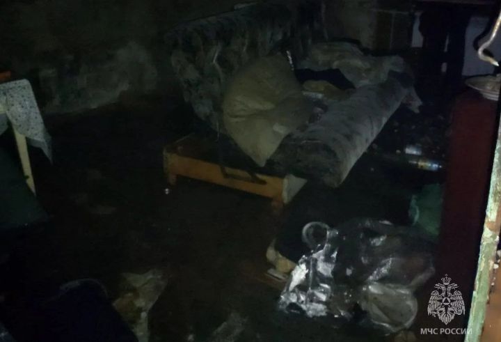 Три человека погибли при пожаре в Татарстане