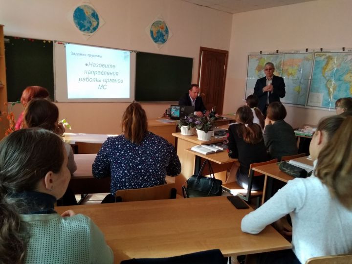 В Коргузинской школе Верхнеуслонского района прошел день местного самоуправления