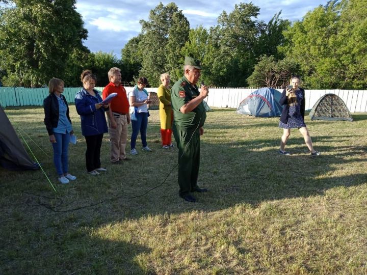 На территории Верхнеуслонского района начал свою работу палаточный лагерь "Патриот"