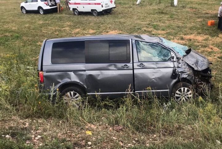 Мама и трое детей попали в аварию в Верхнеуслонском районе
