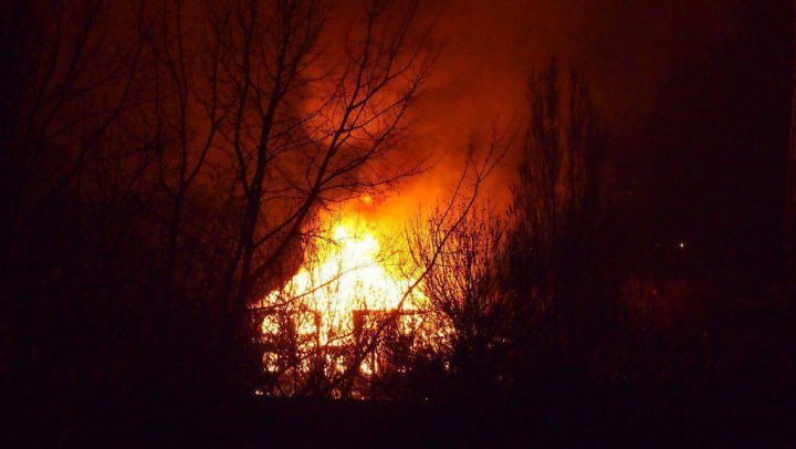 В селе Юматово Верхнеуслонского района произошел пожар