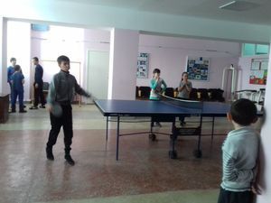 Настольный теннис – игра для настоящих парней из поселка Октябрьской Верхнеуслонского района