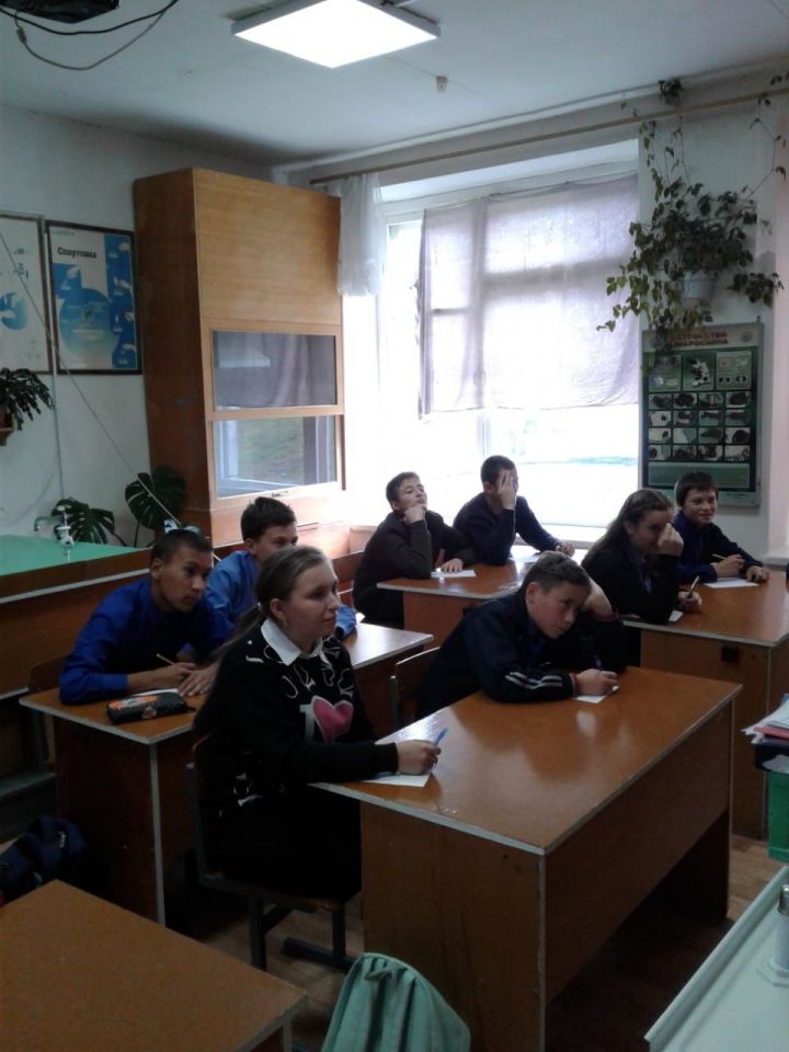 Учащиеся Матюшинской школы Верхнеуслонского района написали Всероссийский экологический диктант