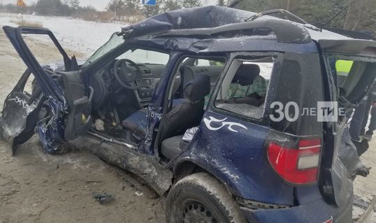 Водитель иномарки тяжело пострадал в результате ДТП в Верхнеуслонском районе