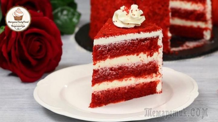 Торт "Красный Бархат" (Лучший Американский десерт!)