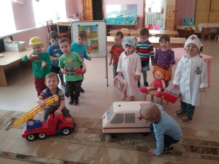 В Верхнеуслонском детсаду «Березка» малышам рассказали о профессии врача