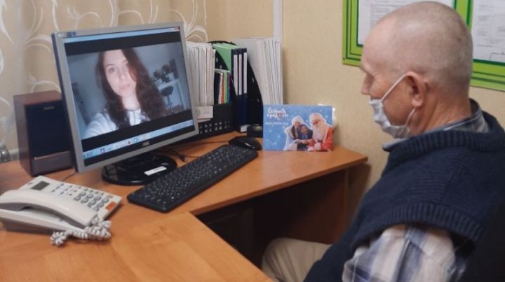 Жители Верхнеуслонского дома-интерната получили видеоприветы от волонтеров