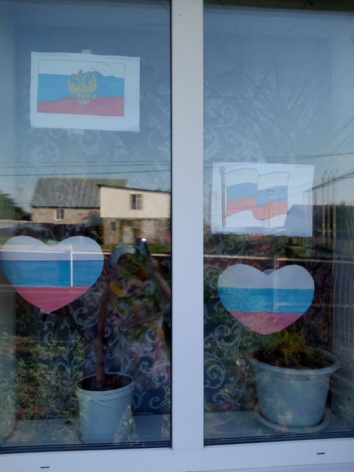 Жители Верхнеуслонского района поддержали акцию "Окна России"
