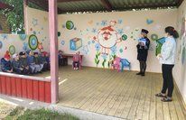 Инспектор Верхнеуслонского ОГИБДД встретилась с воспитанниками детского сада “Солнышко”