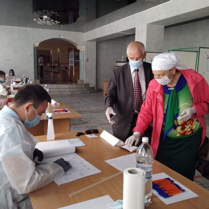 За два часа до завершения общероссийского голосования, в Верхнеуслонском районе проголосовали более 72% избирателей