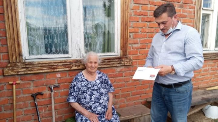 95 лет отметила жительница д.Нариман Анна Столярова