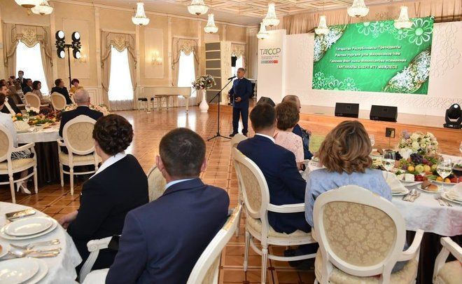 48 семей Татарстана побывали на торжественном приеме у Президента Татарстана