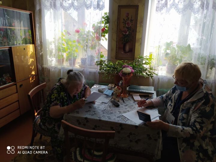 Единый день голосования: Елизавета Парфилова из Верхнего Услона проголосовала на дому