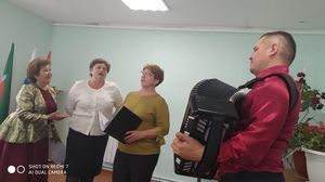 Хор ветеранов «Волжанка» выступил с концертом в Соболевском