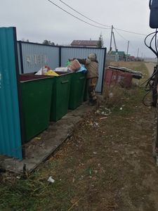 В Вахитовском сельском поселении установили новые мусорные контейнеры