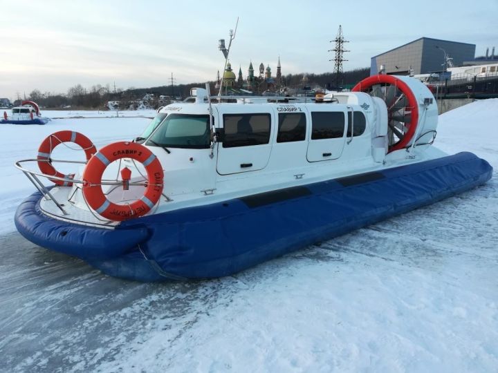 В Верхнем Услоне прекращает свою работу судно на воздушной подушке