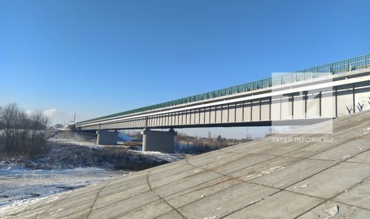 В Татарстане на мосту через Свиягу на М7 ограничен проезд большегрузов