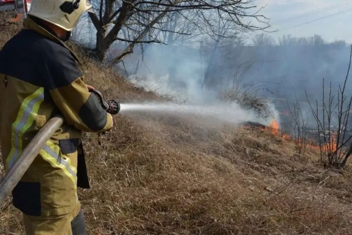 Двое жителей Татарстана стали жертвами возгорания сухой травы