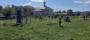 В Татарском Бурнашеве завершено строительство игровых площадок