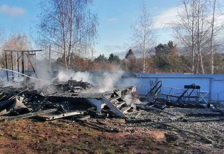 В садовом товариществе Верхнеуслонского района произошел пожар