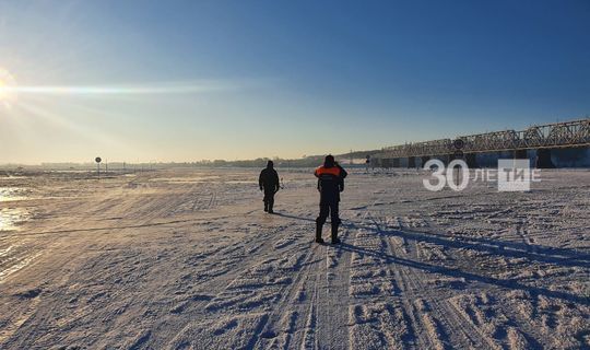 Власти Казани создали комиссию по приему в эксплуатацию ледовой переправы через Волгу
