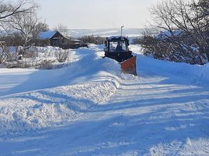 В Бурнашевском поселении идут работы по ликвидации последствий снегопада