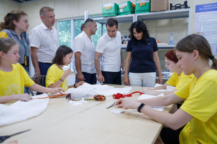 Лейла Фазлеева встретилась с детьми из ЛНР и ДНР, отдыхающими в лагерях Татарстана