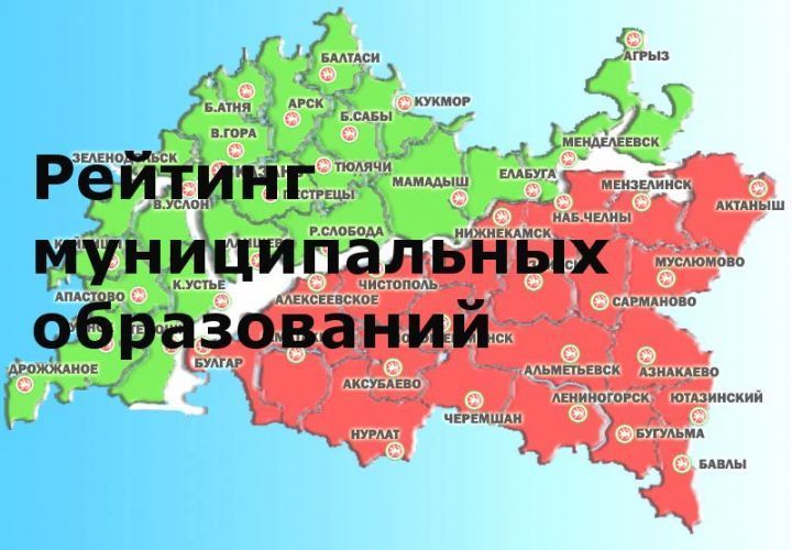 Верхнеуслонский район занял 15-ю строчку рейтинга соцэкономразвития районов Татарстана