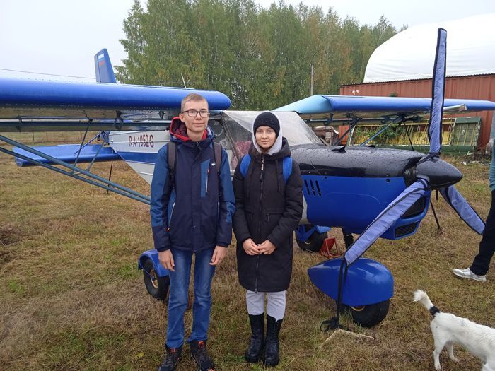 Увлекательную экскурсию совершили юные авиаторы из Татарского Бурнашева