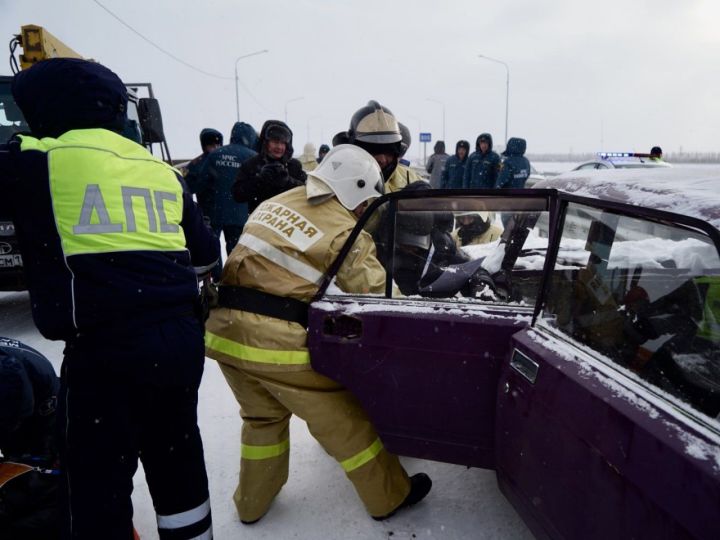 На трассе М12 прошли первые учения по ликвидации последствий ДТП