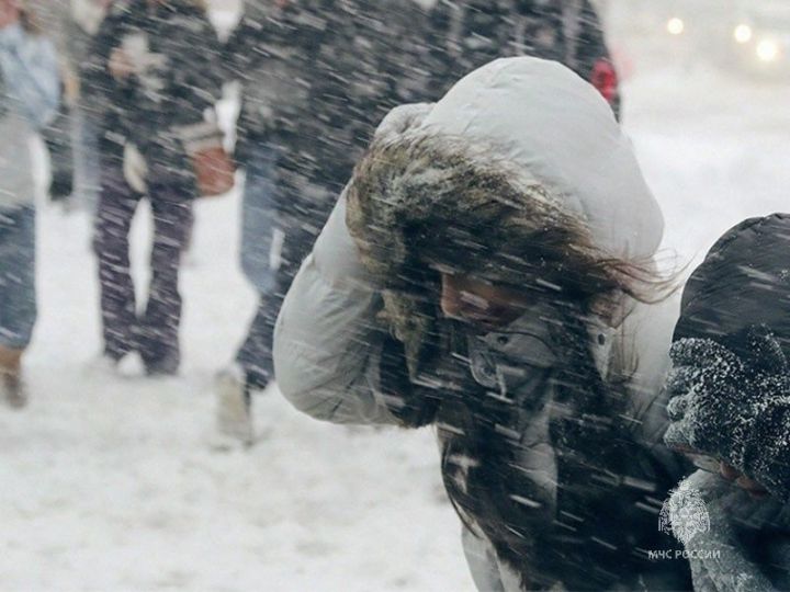 В Татарстане ожидается снегопад, метель и снежные заносы