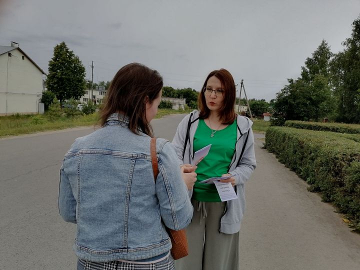 В Верхнем Услоне провели стрит-акция «Сделай правильный выбор!»
