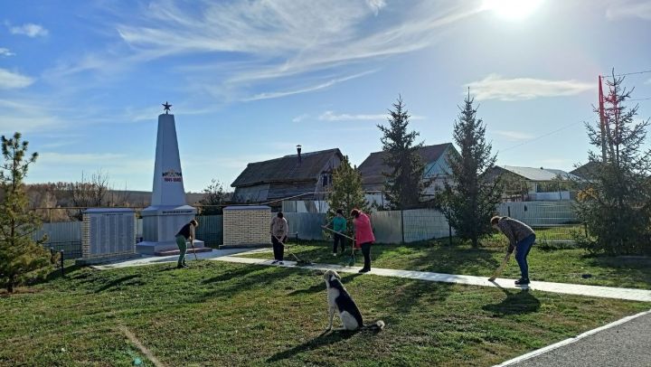 В Кильдееве прошла патриотическая акция «Трудовой десант. Память»