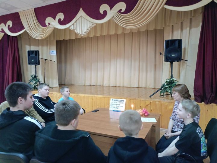 В Кильдееве почтили память погибших при теракте в Подмосковье