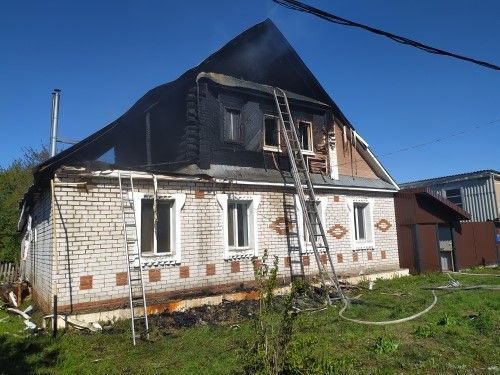 В Верхнем Услоне в результате пожара серьезно пострадал жилой дом