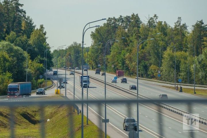 В Татарстане на трассе М-7 в Верхнеуслонском районе изменена схема движения