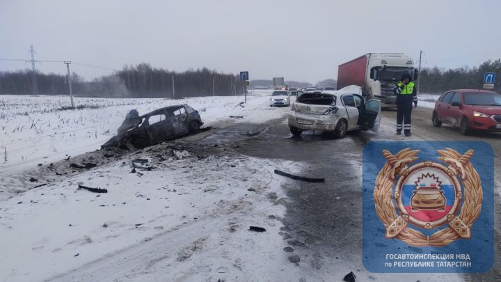 Два человека получили травмы в ДТП в Верхнеуслонском районе