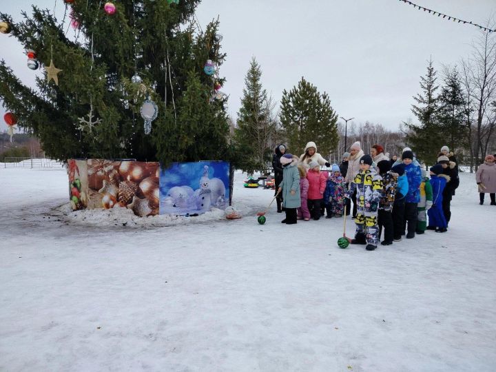 В Парке культуры и отдыха в Верхнем Услоне прошли «Новогодние забавы»